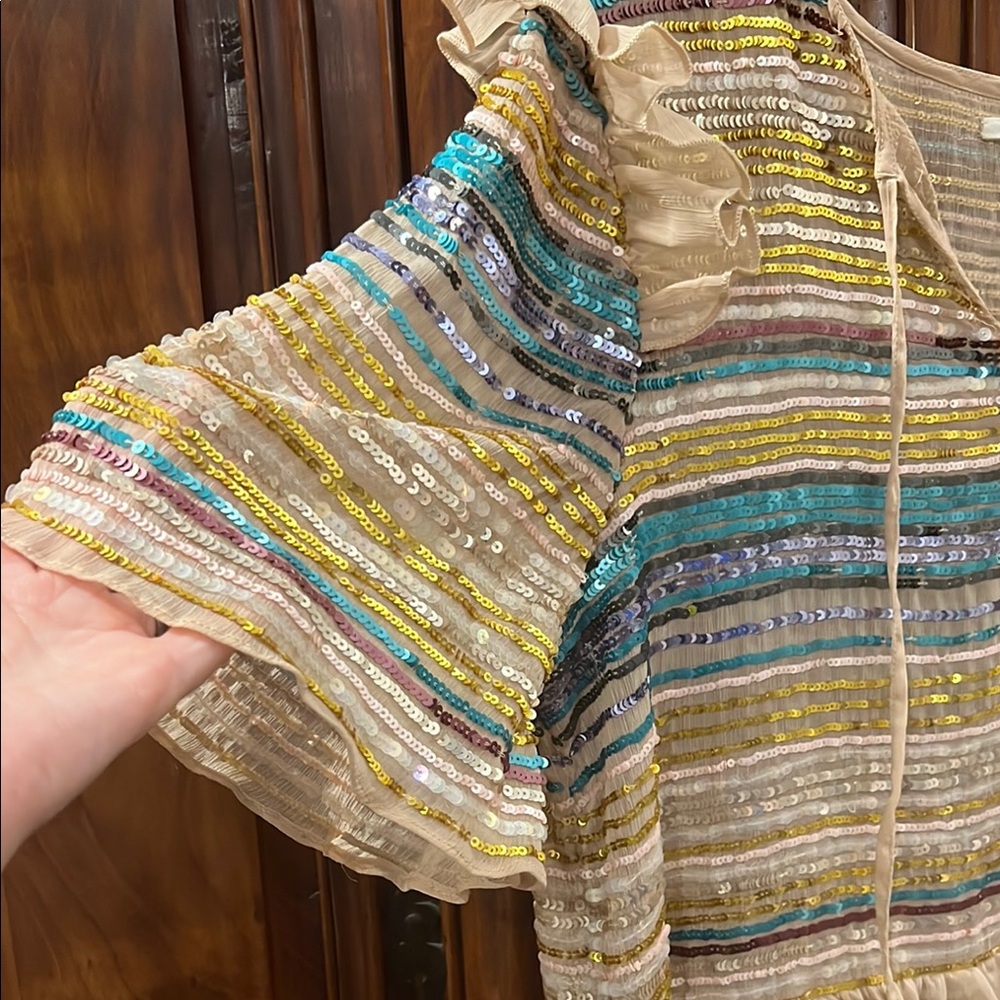 🎉HOST PICK🎉 Revolve | Tularosa Mason dress in Multicolor Sequin - Picture 4 of 7